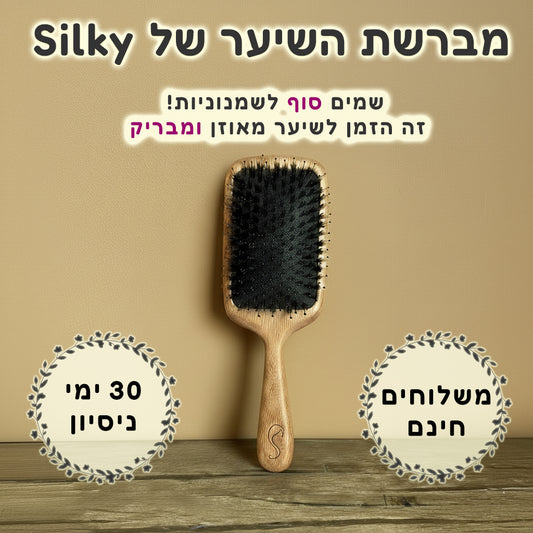 מברשת השיער המאזנת של Silky